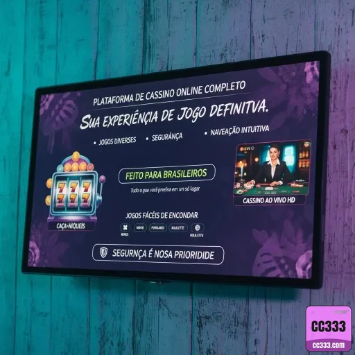 cc333 - interface premium - Cadastro na Plataforma